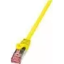 Cable de red LogiLink 2m RJ-45 Cat6 S/FTP amarillo