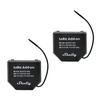 Set de 2 relés Shelly LoRa Add-on EU868