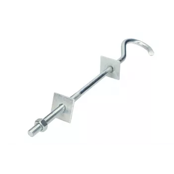 Gancho para cable Extralink Hook para abrazadera de suspensión 12/230mm M12 plateado