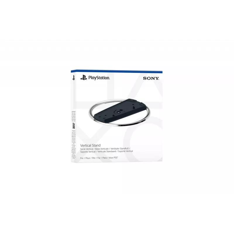Sony Vertical Stand, soporte, PlayStation 5 slim, negro, cromado, brillante / mate, PlayStation 5 slim, PlayStation 5 slim Digital Edition, 191 mm