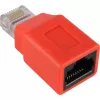 Wentronic Goobay CAT 5e conector macho/hembra RJ45, Crossover - para redes de 100-MHz (68912)