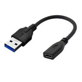 Cable USB Microconnect USB3.0ACF02 USB 3.2 Gen 1 (3.1 Gen 1) 0,2 m USB A USB C negro