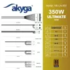 Fuente de alimentación ATX Akyga AK-U4-350 Ultimate 350 W, 80 PLUS Bronze, PFC activo, ventilador de 120 mm