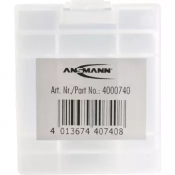 Caja de pilas ANSMANN 4000740 BATTERY BOX 4, para un máximo de 4 pilas AA o AAA