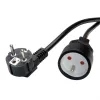 Cable de alimentación negro VALUE 19.99.1170 3 m CEE7/7 CEE7/5