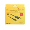 Adaptador de cable de vídeo DeLOCK 85291 USB Type-C HDMI 2 m negro