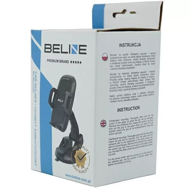Soporte de móvil para coche Beline Beli02131 soporte 2en1 para parabrisas con ángulo ajustable