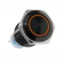 Lamptron LAMP-SW1616L-H pulsador / interruptor antivandálico, 16 mm, Blackline, naranja