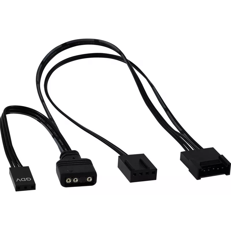 Ventilador de carcasa AEROCOOL Saturn 12F ARGB de 120 mm, 120x25 mm, 12 V, PWM, 1000 rpm, 35,8 CFM, 19,6 dB