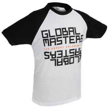 Camiseta Global Masters GM Text - Blanco (M)