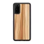 Funda para móvil Man and Wood Galaxy S20 Cappuccino Negro — Funda protectora para Samsung Galaxy S20
