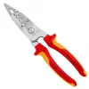 Pelacables Knipex 13 76 200 ME capacidad de pelado 6 mm rojo acero inoxidable amarillo