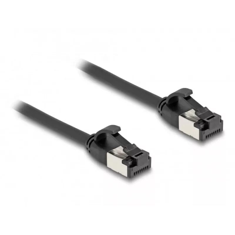 Cable de red DeLOCK RJ45 conector macho a macho Cat.8.1 2 m negro