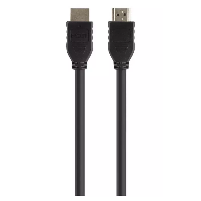 Belkin Standard - Cable HDMI - HDMI (M) a HDMI (M) - 3 m - doble aislamiento - negro - compatible con 4K