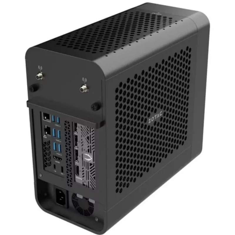 ZOTAC ZBOX MAGNUS ONE EU275070C, mini-torre, PC barebone, DDR5-SDRAM, PCI Express, Serial ATA III, Wi-Fi 7 (802.11be), 500 W