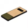 Funda para smartphone Man and Wood para Samsung Galaxy S10 Plus — Bambuswald negro