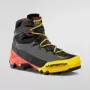 Zapatos aequilibrium lt gtx Negro-Amarillo 43.5