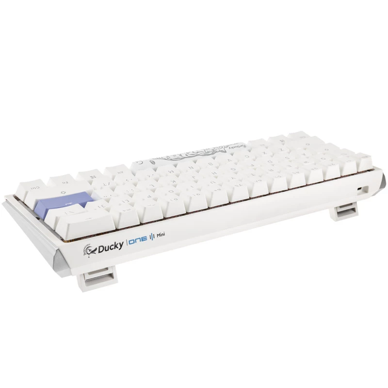 Teclado gaming Ducky One 3 Classic Pure Blanco Mini, RGB-LED - MX-Red (US) (DKON2161ST-RUSPDPWWWSC1)