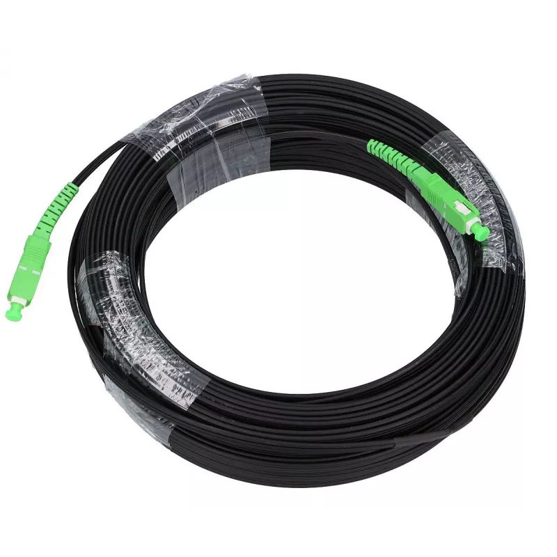 Cable de fibra óptica Extralink EX.19348 15 m SC–SC FTTH G.657.A2 negro/verde