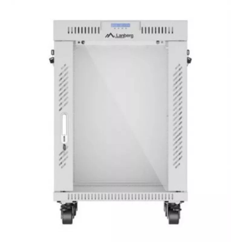 Armario rack Lanberg FF01-6615-12SL 15U rack independiente Gris