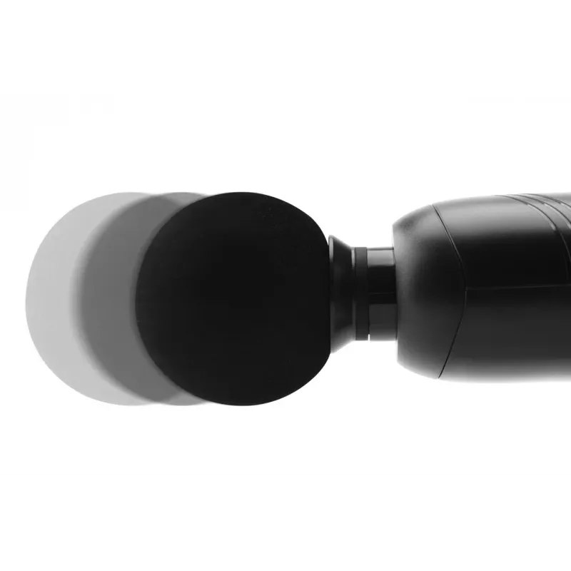 Pistola de masaje mini Percussion ETA ETA166090000 — masajeador compacto y manejable, 5 niveles de potencia, negro