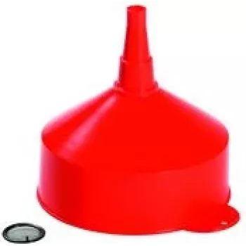 Embudo IWH 235 mm de diámetro naranja, polietileno de alta calidad