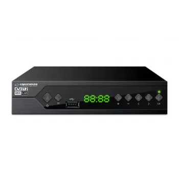 Esperanza EV107R receptor de TV por cable negro