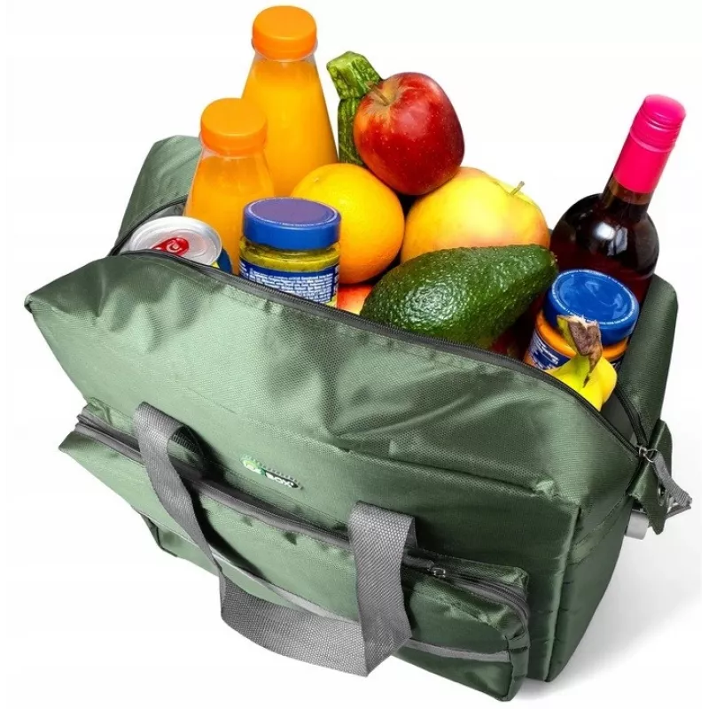 Bolsa térmica PROMIS TL30, nevera de 30 L, poliéster, cremallera, asas de transporte