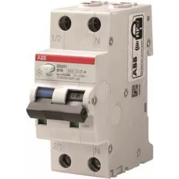 ABB DS201 B25A30 - interruptor diferencial con protección de circuito (RCBO) curva B tipo A 25 30 mA - interruptor automático (2CSR255180R1255)