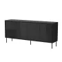 Cómoda 4D ABI 200x45x88 negro mate