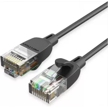 Cable de red Vention IBIBG Cat6A UTP patch fino, 1,5 m, negro