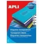 Etiquetas transparentes resistentes a la intemperie agipa 119027 63,5 x 38,1 mm (rollo)