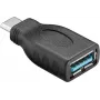 Adaptador USB 3.0 SuperSpeed, negro – conector macho USB-C > conector hembra USB 3.0 (tipo A)