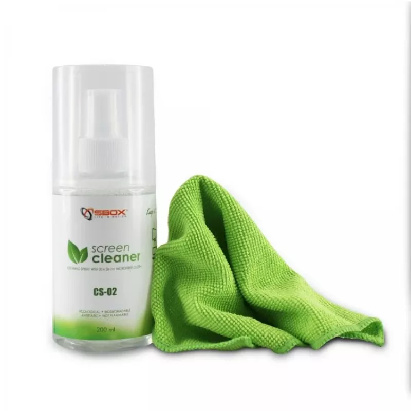 Limpiador de pantallas Sbox CS-02 200ml