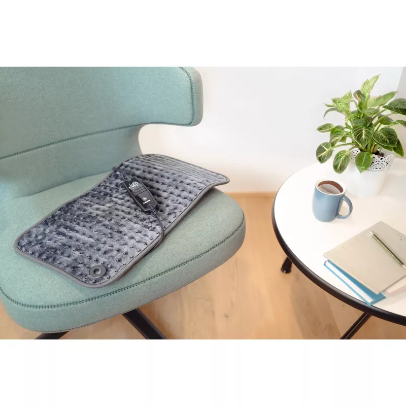 Almohadilla térmica Beurer HK 123 XXL Cosy Grey Green Planet 60x30cm 6 niveles desconexión automática
