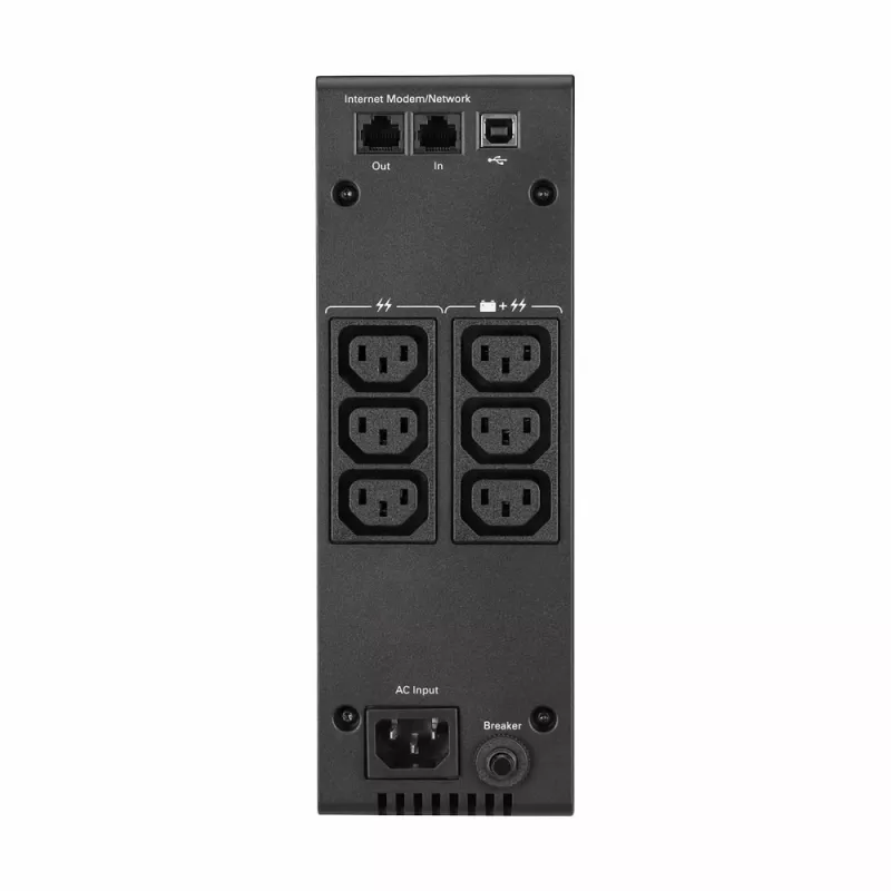 Eaton 5S 700i SAI, Line-Interactive, 700 VA / 420 W, 6 tomas de CA, USB, torre, negro