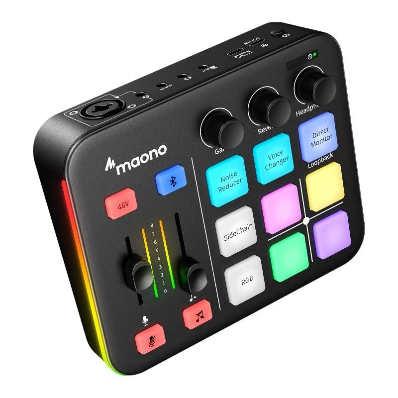 Tarjeta de sonido Maono G1 Neo Negra