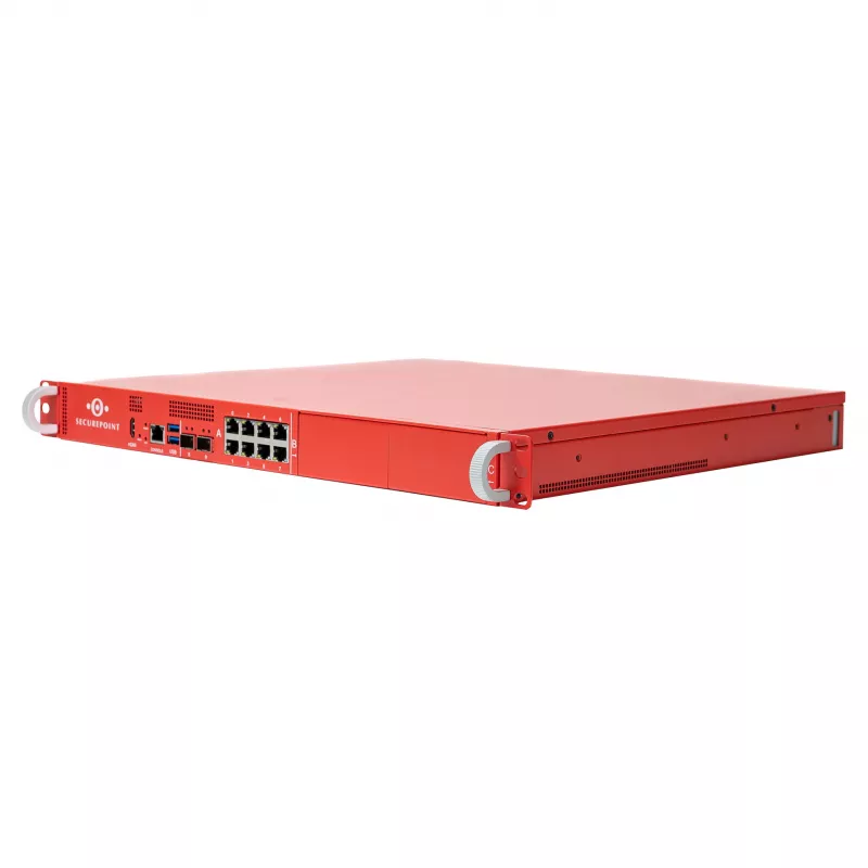 Securepoint RC400R G6 Security UTM Appliance, rendimiento de firewall de 49 Gbit/s