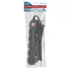 Alargador Esperanza ELK215K – cable de 3 m, 5 tomas con toma de tierra tipo E, para interiores, negro