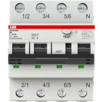 Interruptor diferencial ABB RCBO DS203NCA-C32/03P+N DS203NC C32 A30 - interruptor magnetotérmico en miniatura - 55°C-55°C (2CSR256140R1324)