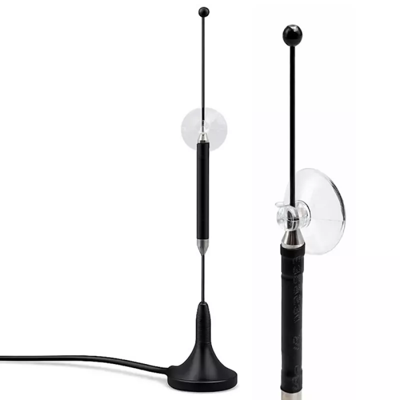 Antena 4G LTE exterior QOLTEC 5 dBi 600–2700 MHz conector SMA cable de 3 m