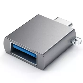 Adaptador Satechi USB-C a USB 3.0 Space Gray diseño elegante y alta calidad - diseño compacto - - - (179979)