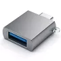 Adaptador Satechi USB-C a USB 3.0 Space Gray diseño elegante y alta calidad - diseño compacto - - - (179979)