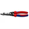 Knipex 13 72 200 ME pelacables negro, azul, rojo, acero inoxidable