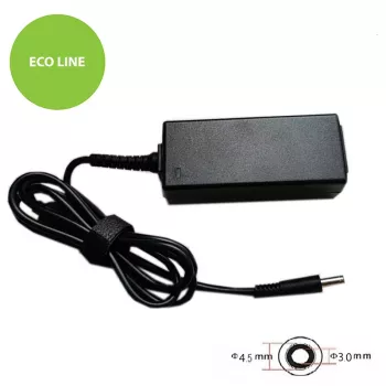 Fuente de alimentación para portátil Dell 45W: 19,5V, 2,31A