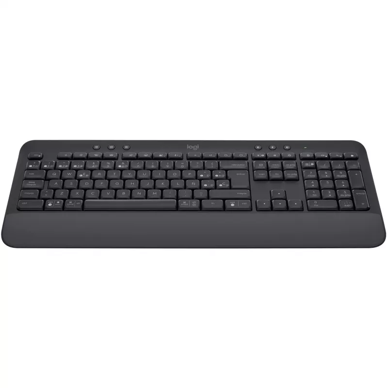 Logitech Signature K650 - Teclado - Inalámbrico - Bluetooth 5.1 - QWERTY - Español - Grafito (920-010917)