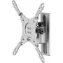 Goobay Soporte de pared para TV Caravan TILT (M), plateado (71987)