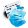 Mascarilla facial de fibra 50 uds. Uniroar — mascarillas protectoras desechables, estructura de 3 capas