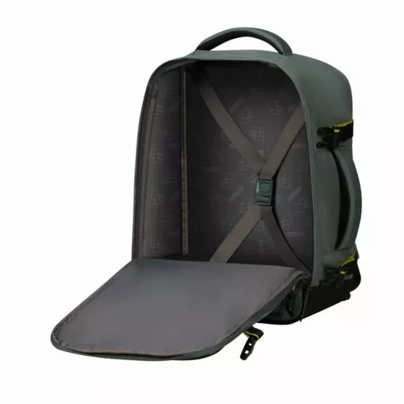Mochila de cabina American Tourister Take2Cabin MS para Wizz Air - dark forest