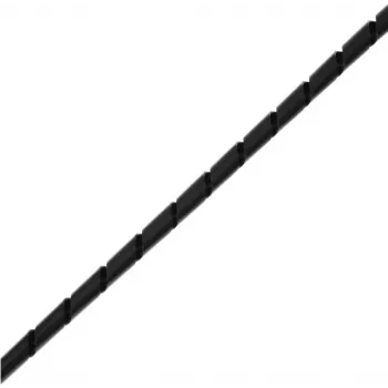 helos Espiral protectora para cables, 4-50 mm, 10 m, negro